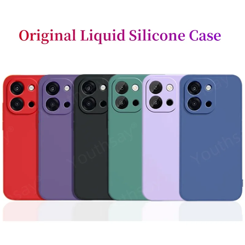 For Oneplus 13s Case Oneplus 13s 13T Cover Fundas Coque Shell Soft Original Liquid Silicone Protective Phone Bumper Oneplus 13s