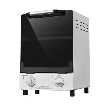 헤어 미용실용 고온 살균기, 온도 제어 및 타이머 포함, 대용량 건열 살균기, 10l