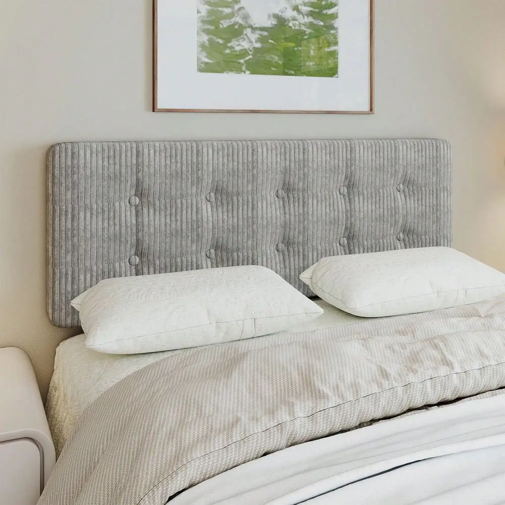 

Stick holstered Headboard Easy SelfAdhesive Fabric Headboard With Soundproof Wall Panels Channel Tufted, Wall Mounted, No Too