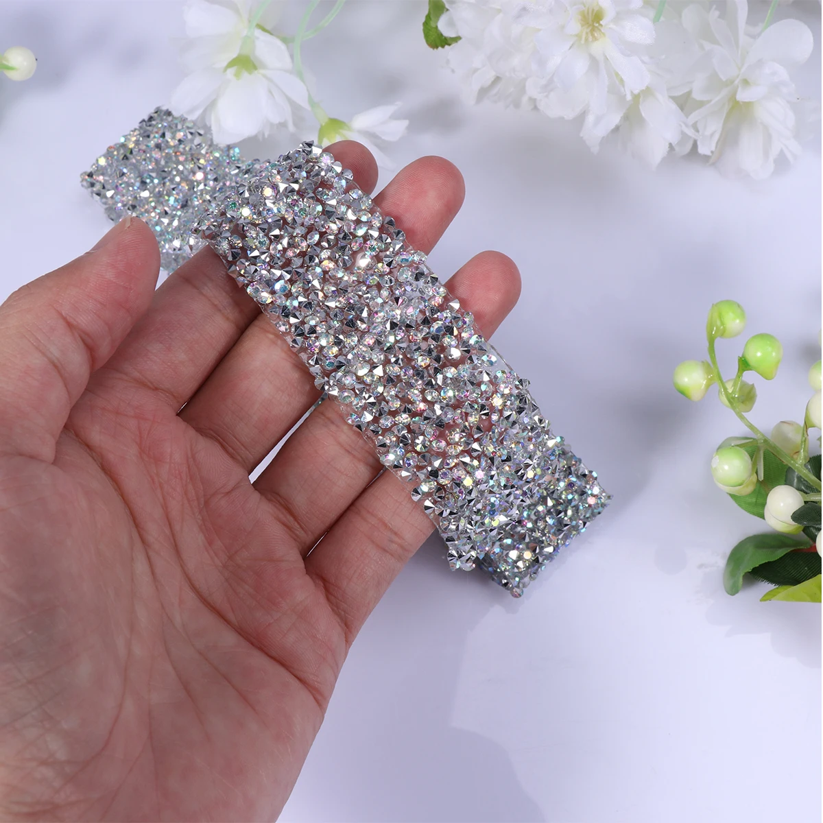 

Adhesive Mesh Drill Patch Girl Applique Chain Women Bridal Dress Belt Trim Diamond Crystal Rhinestone Ribbon Rhinestones Bride