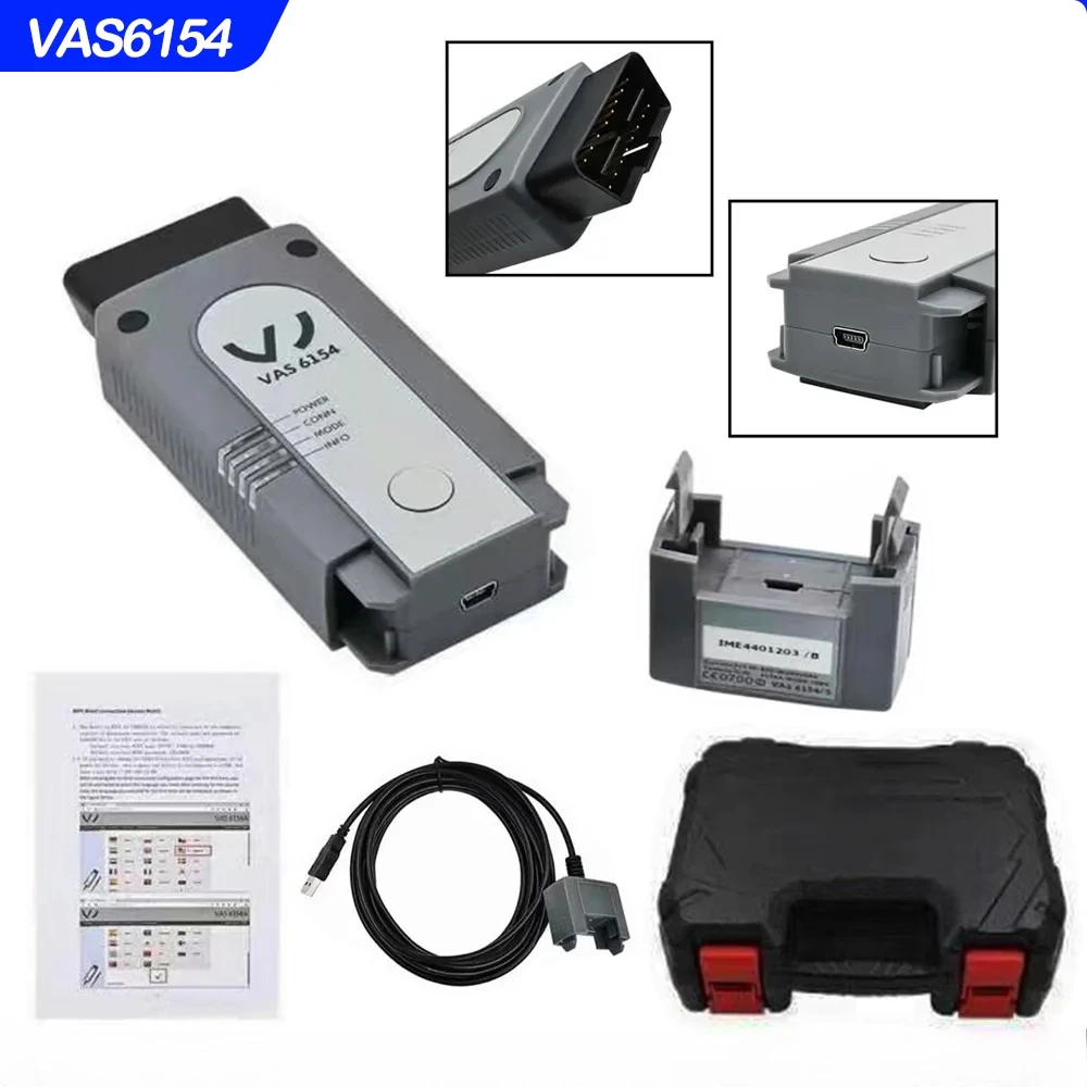 

2026 VAS6154 WIFI ODIS Scanner support CAN FD and DoIP Protocol Car Diagnostic Scanner Full System Diagnostic Programming Tool