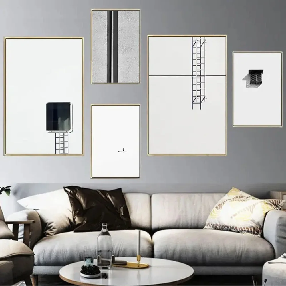 

Landscape Posters Home Decor Nordic Wall Art Minimalist Print Canvas Painting Posters for Living Room Modern Home Decor