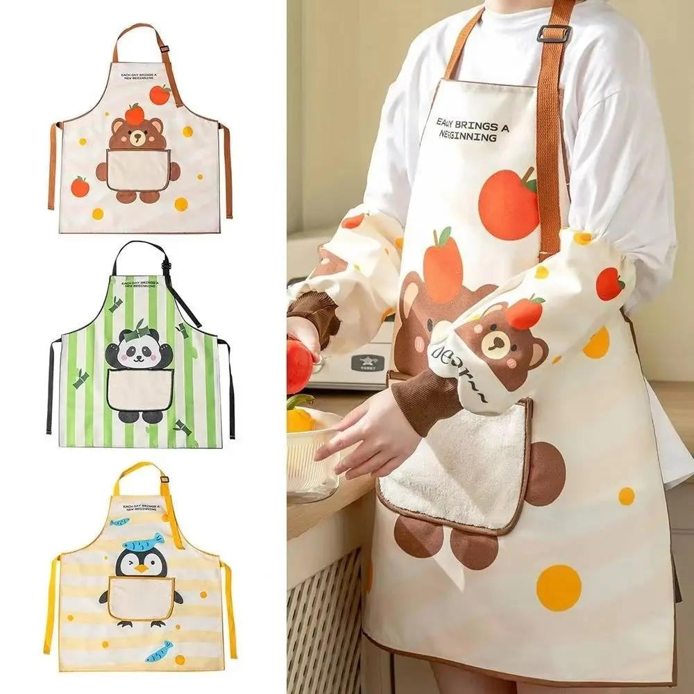 Professional Waterproof Baking Apron Breathable Durable Workwear Apron Double-Sided Sleeveless Kitchen Cooking Apron Coffee Shop