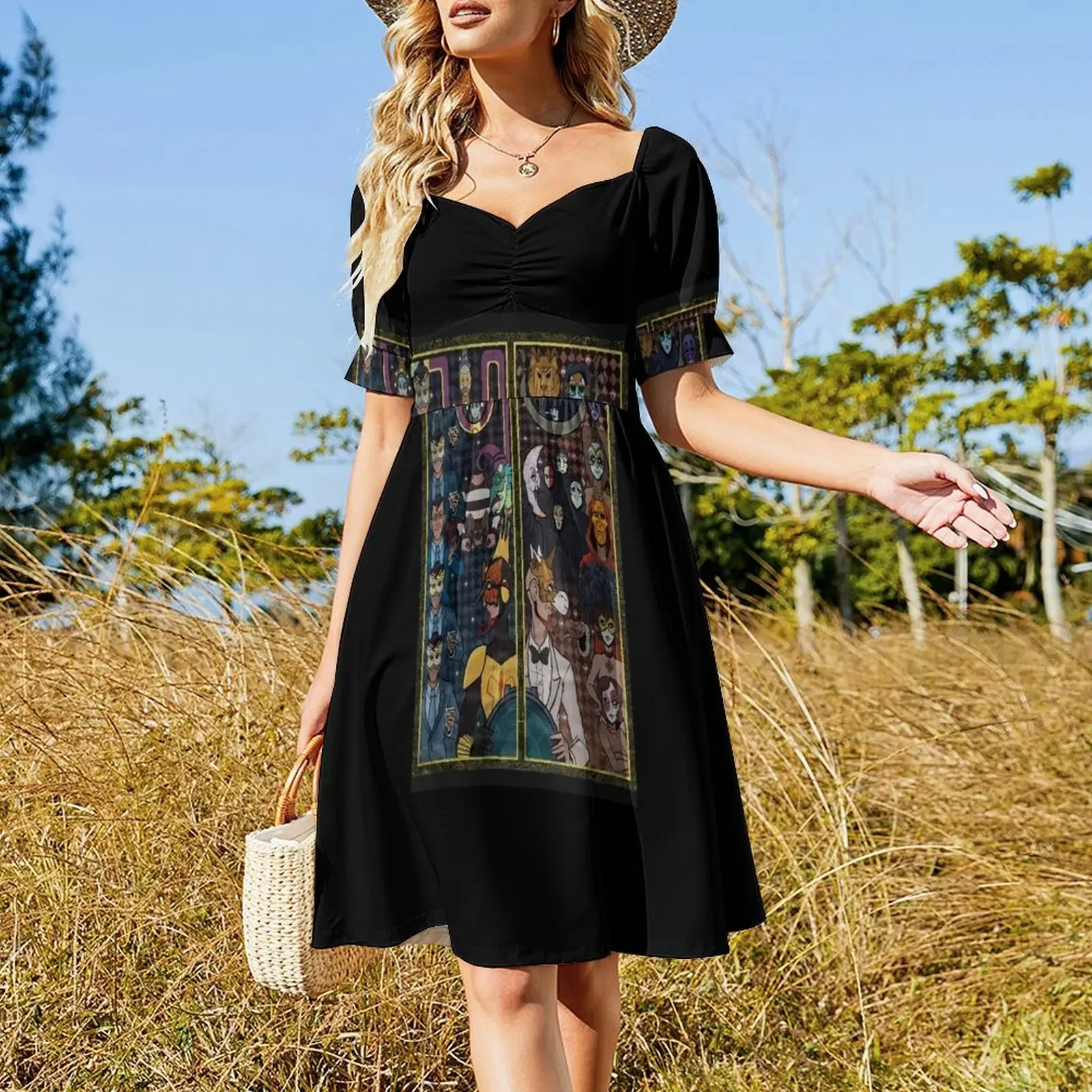 The Unicorn In Captivity Baseball ? Sleeve Dress prom dresses Woman clothing women evening dress