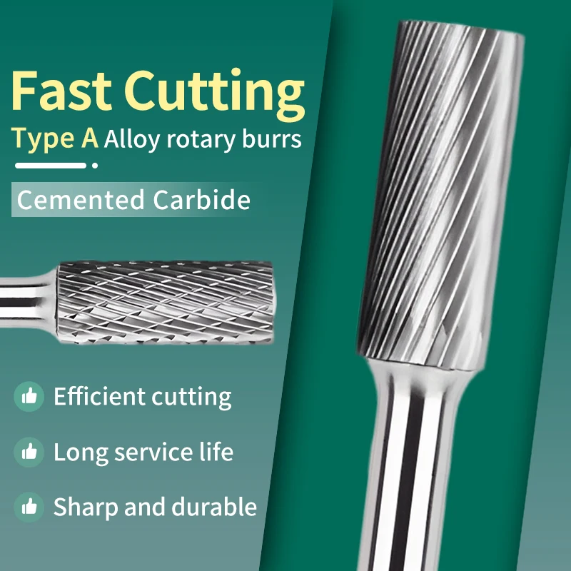 

Tungsten carbide type A rotating file internal grinding head electric drill file grinding drill bit electric grinding tool polis