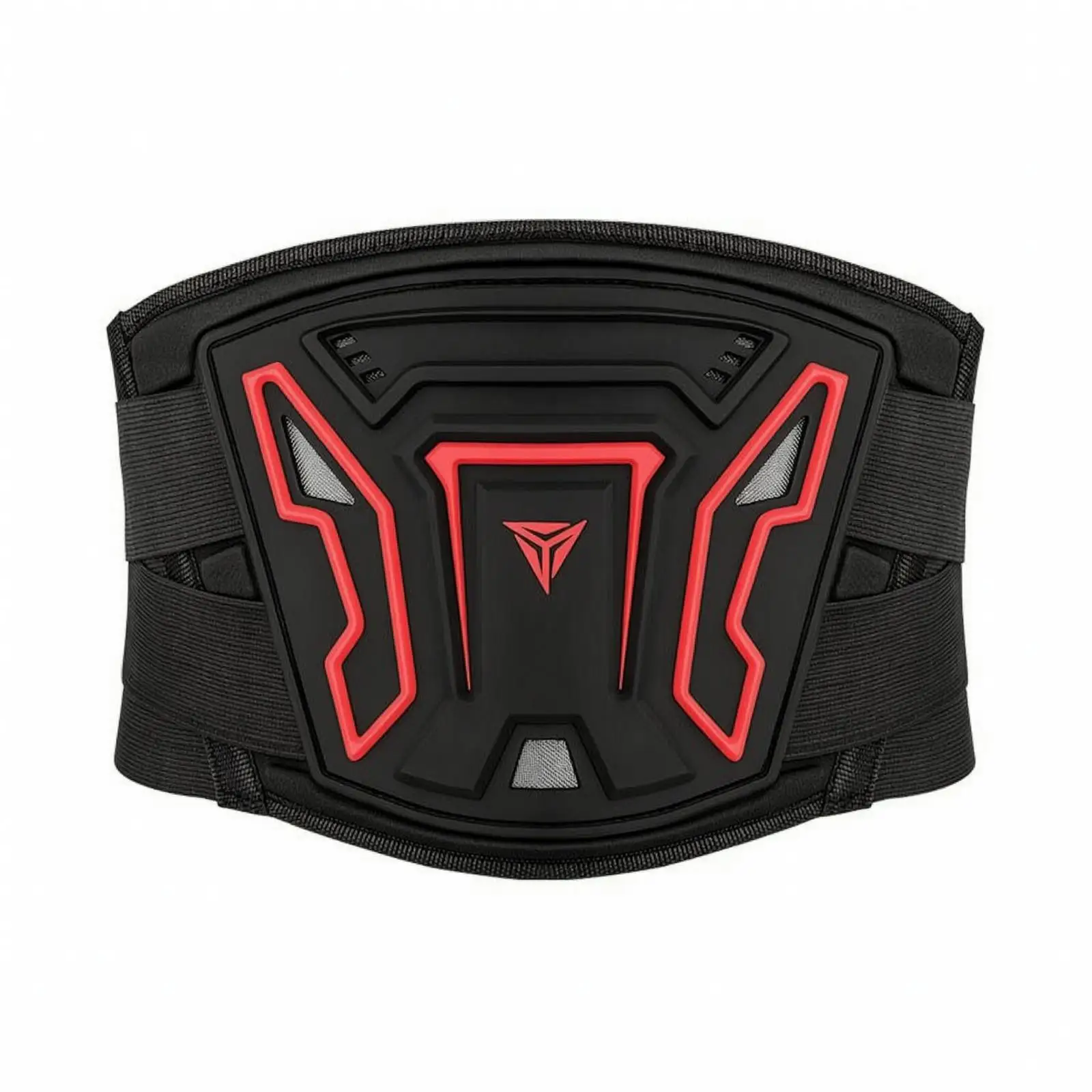 Rider Torso Protection Belt Motorcycle Waist Support with Molded Back Shield Breathable Adjustable Fit for Safe Commuting