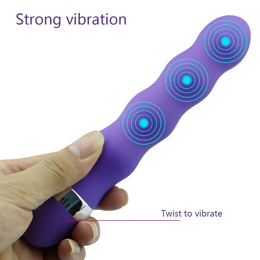 Multi-speed Dildo Vibrator Magic Wand Vaginal Clitoris Stimulator G Spot Anal Bead Adult Sex Toys for Woman Couples Massager