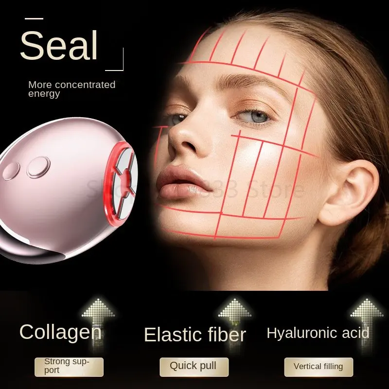 New Collagen Gun Beauty Instrument Stamp Type Radiofrequency Instrument Facial Tensioning Beauty Device Eye Massager