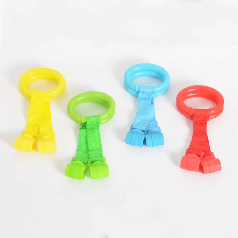 1/4PCS Hanging Ring Pendants For  Playpen Baby Toys Pull Ring Baby Crib Hook