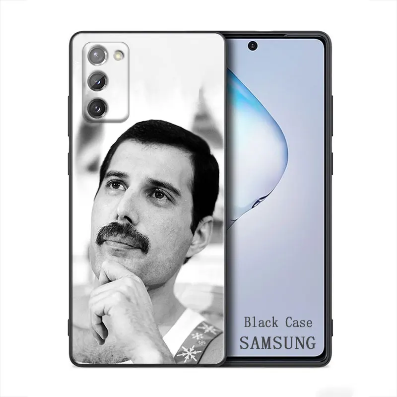 Queen Freddie Mercury Singer Phone Case for Samsung A91 A73 A72 A71 A53 A52 A7 M62 M22 M30s M31s M33  M52 F23 F41 F42 5G 4G TPU image 5