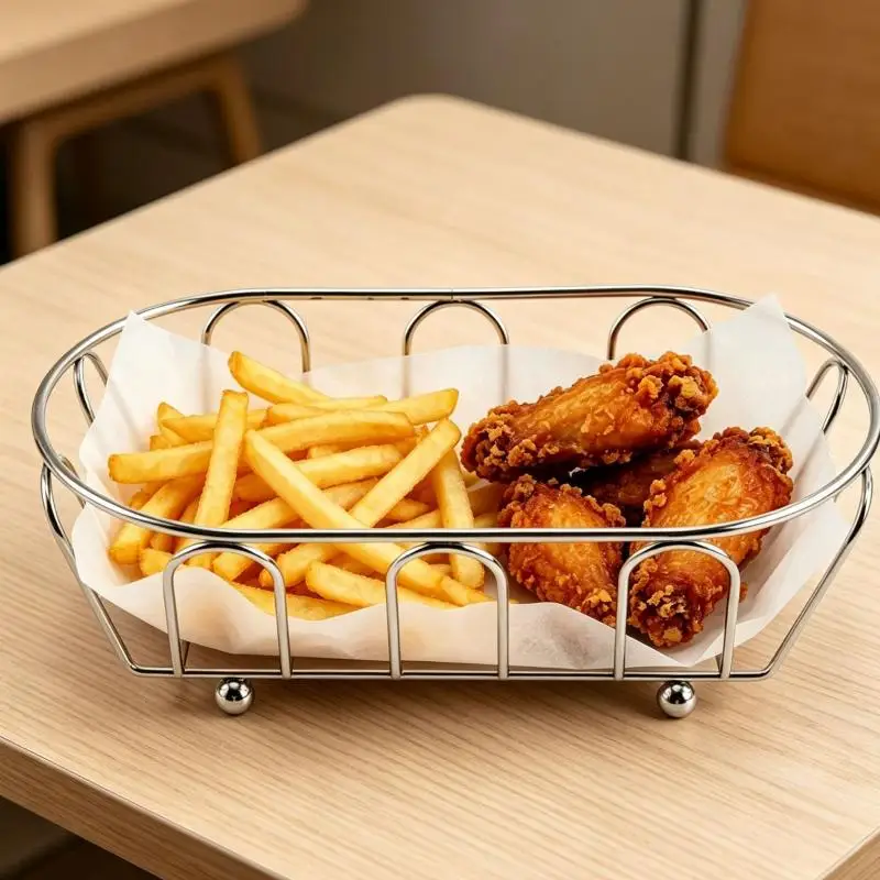 Stainless Steel Storage Basket Rust Resistant Multi-Purpose Organizer for Laundry Room Small Accessories 1Pcs