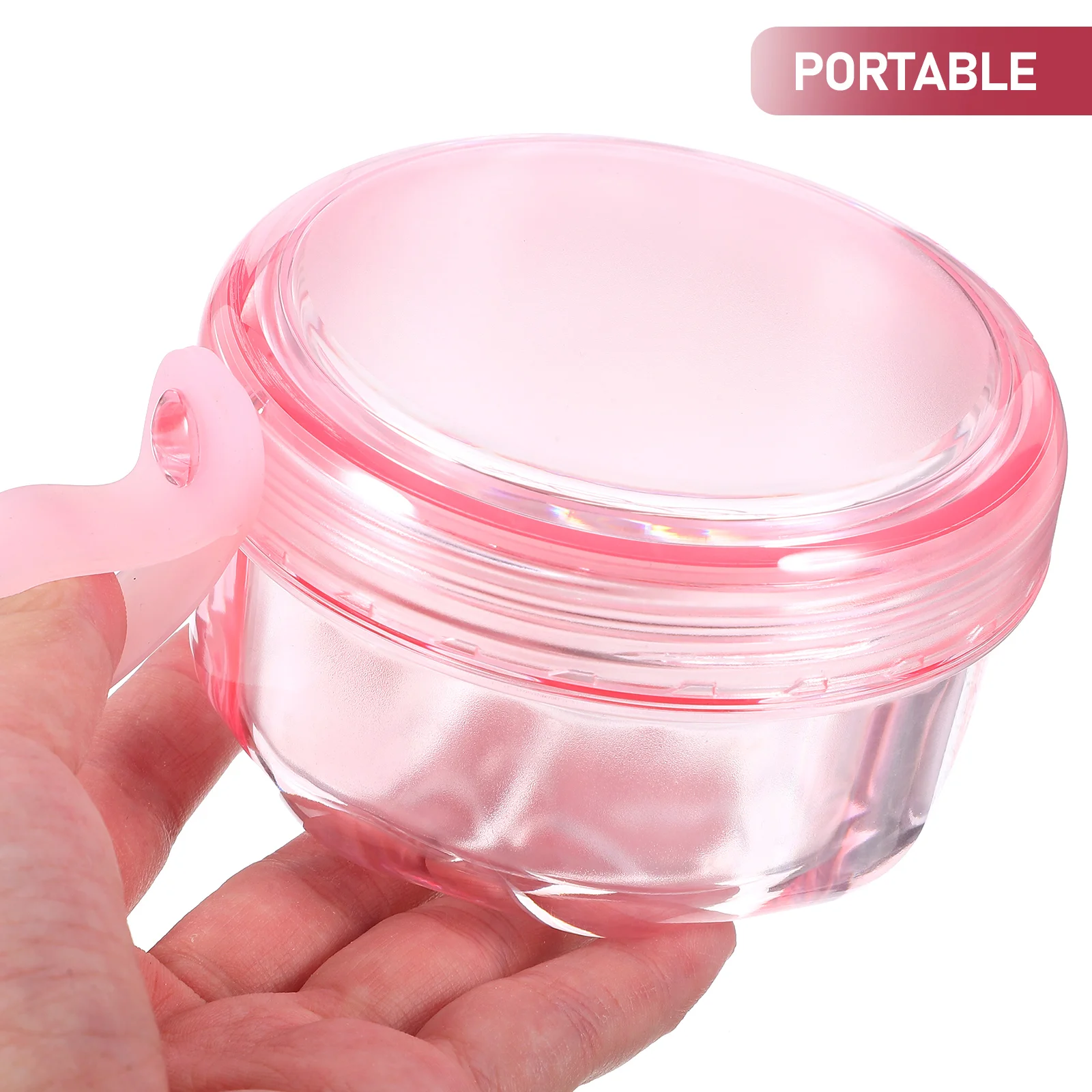 

Portable Denture Case Strong Pc Material Retainer Storage Box Travel Friendly Denture Holder Small Compact Container For
