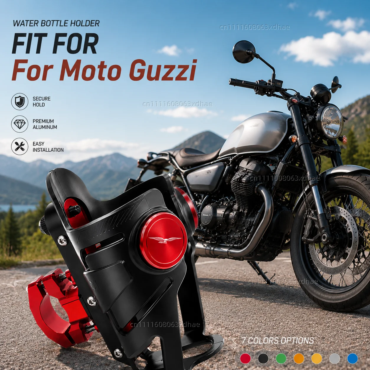 Motorcycle Water Bottle Holder For Moto Guzzi Breva 850 1100 1200 GRISO Coffee Beverage Tea Cup Support Modification Accessories