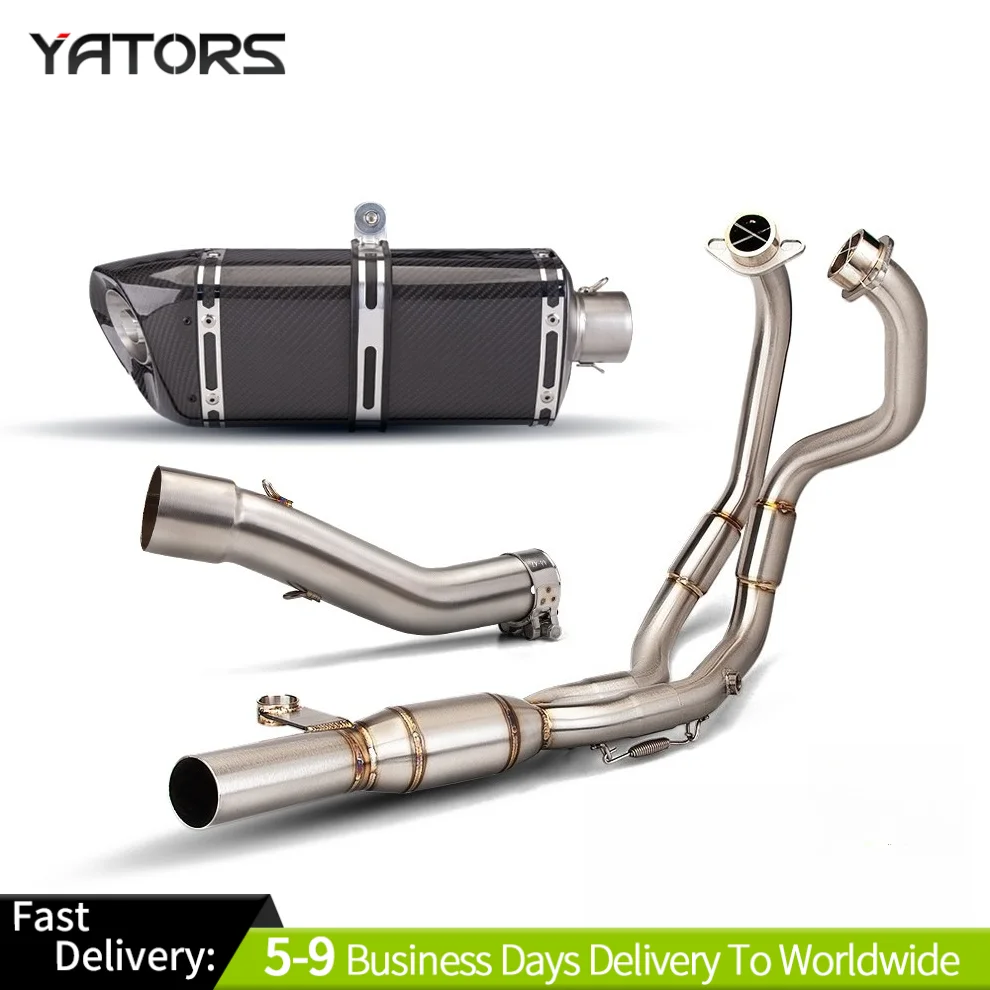 

Exhausts Pipes For Suzuki GSX250 GSX250R 2016-2023 Whole Exhaust System Header Mid Pipe Muffler