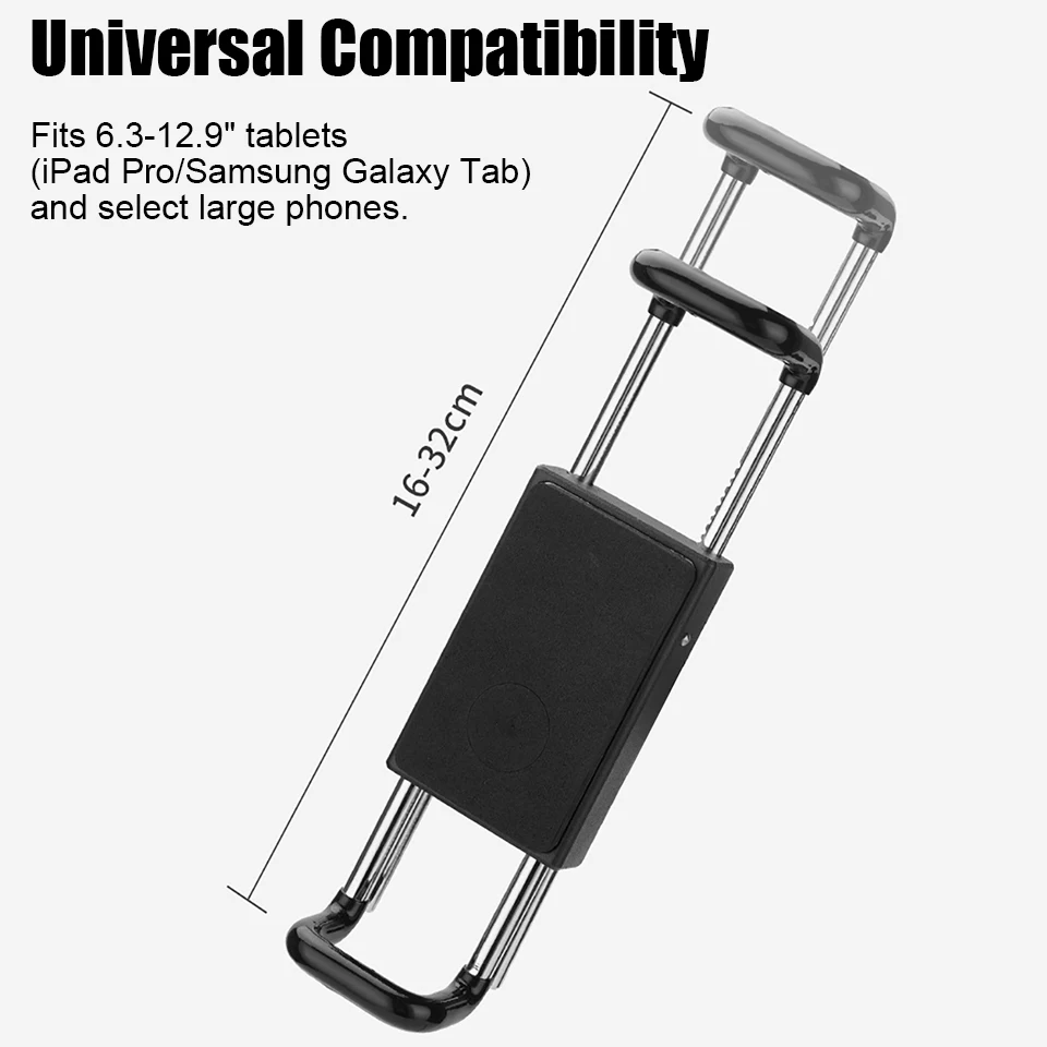 HKYC Tablet Stand Holder Deskstand Anti-Thief for 6.3-12.9 Inch Variety-Size Tablets, Universal Tablet Stand with Lock