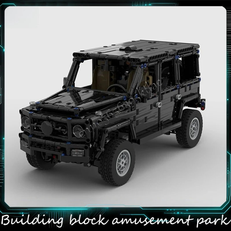 

Конструктор MOC City Car 1629 деталей: Черный высокопроизводительный внедорожник. Технологичные строительные блоки. Креативные детские игрушки. Популярные рождественские подарки.