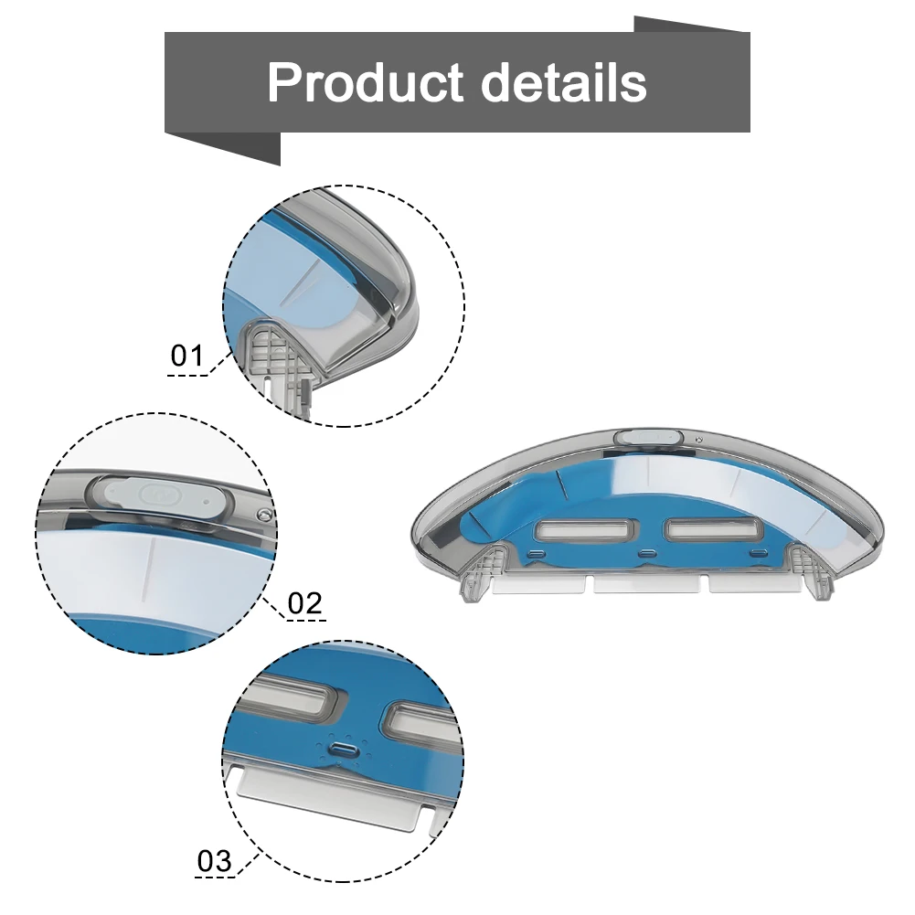 Serbatoio dell'acqua per Tefal Explorer Serie 20 40 RG6825 RG6871 aspirapolvere robotico accessori di ricambio serbatoio dell'acqua