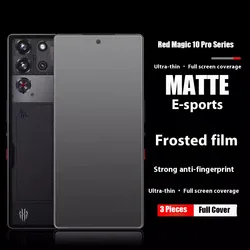 3PCS Full Cover Screen Protector For ZTE nubia Red Magic 10 Pro+ Soft Matte Hydrogel Film RedMagic 10Pro + Protective Film Cover