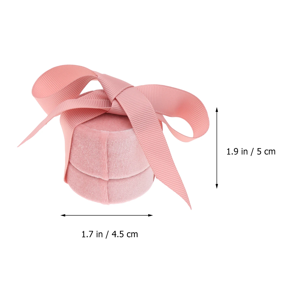 

Ring Box Jewelry Storage Organizer for Wedding Rings Tray Holder Pendant Round Shape Durable Material Lightweight Gift Box