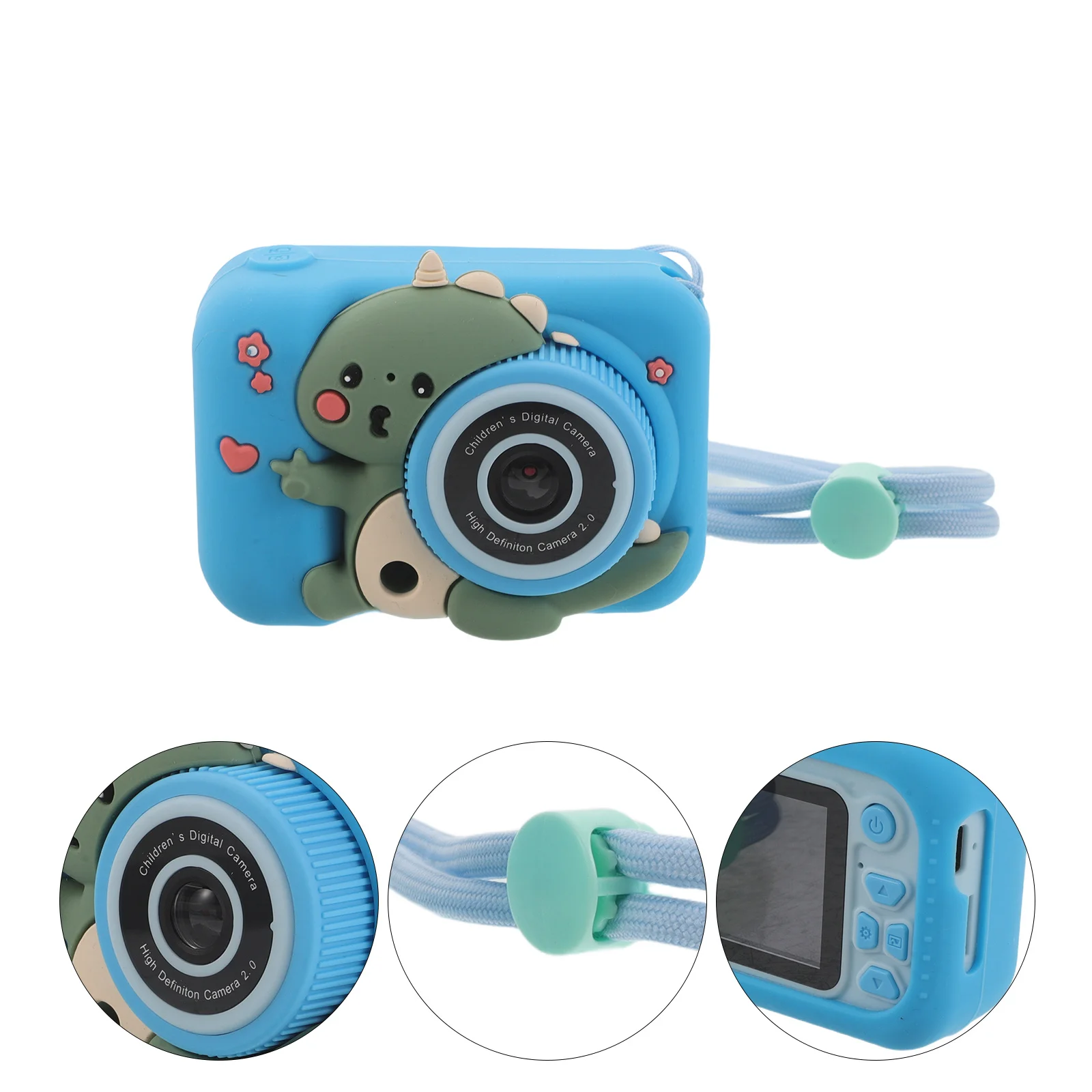 Kinderen Digitale 1080P Dubbele Camera's Cartoon Ontwerp Voor Achter Foto Video Recorder Voor Kinderen Draagbare Kleine Camera Fotografie