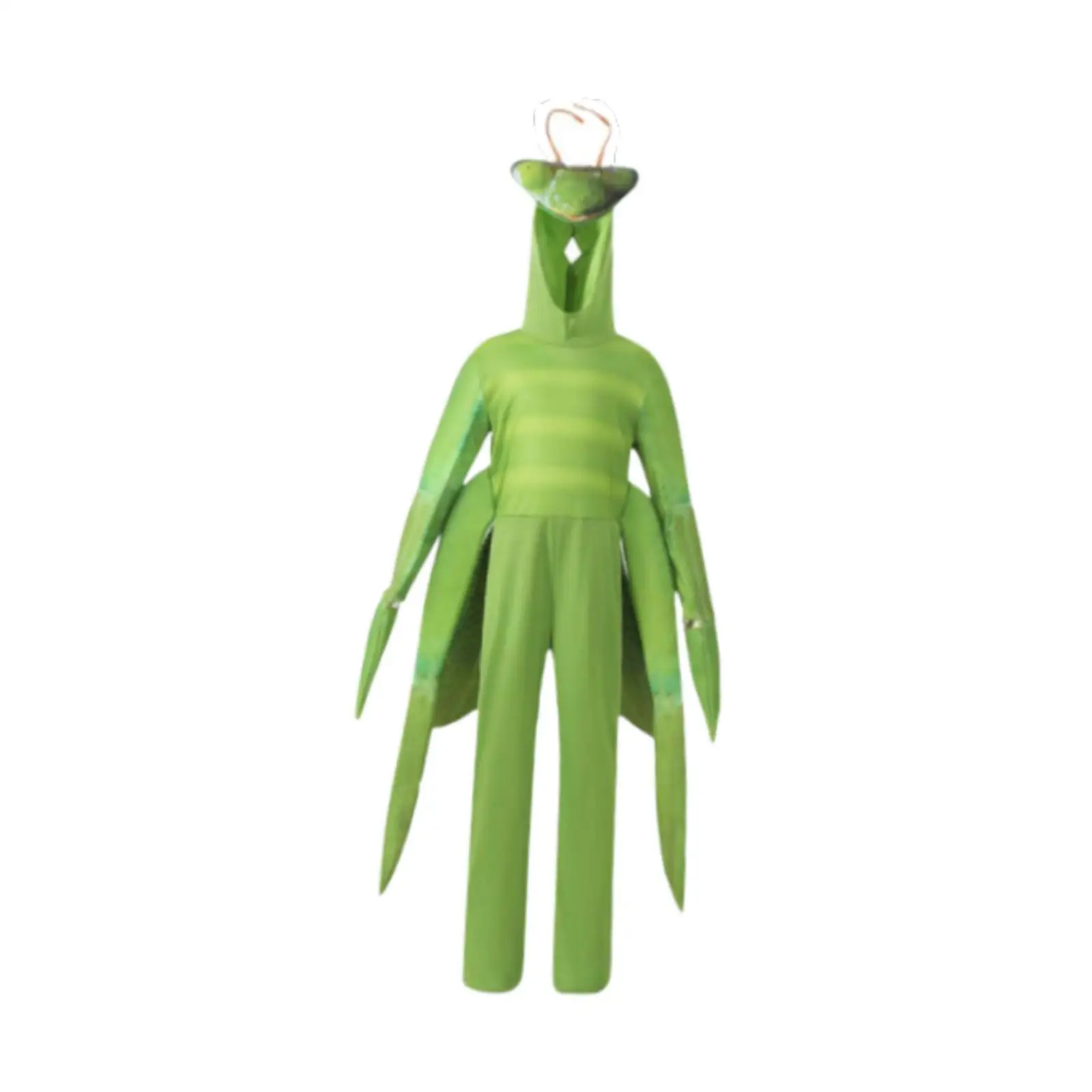 

Praying Mantis Costume Green Role Playing Props Polyester Halloween Jumpsuit