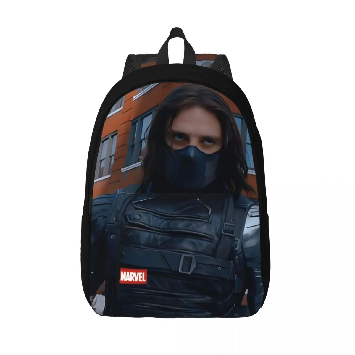 

Weekend Picnic Soldier Zipper Closure Personalised Marvel Captain America The Winter Soldier Laptop Bag Unisex Handbag Birthday