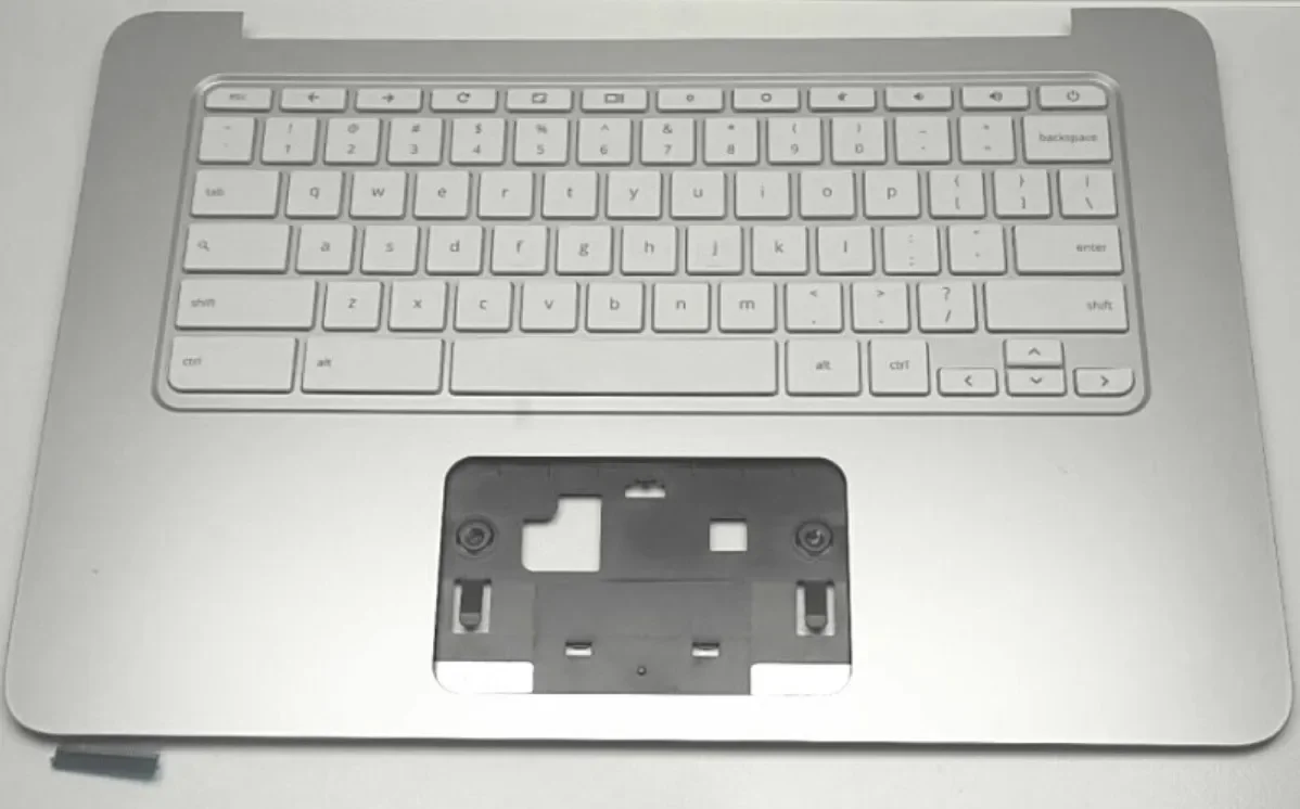 

YUEBEISHENG New for HP Chromebook 14 14-X G1 G3 G4 palmrest US keyboard upper cover upper cover Touchpad Silver