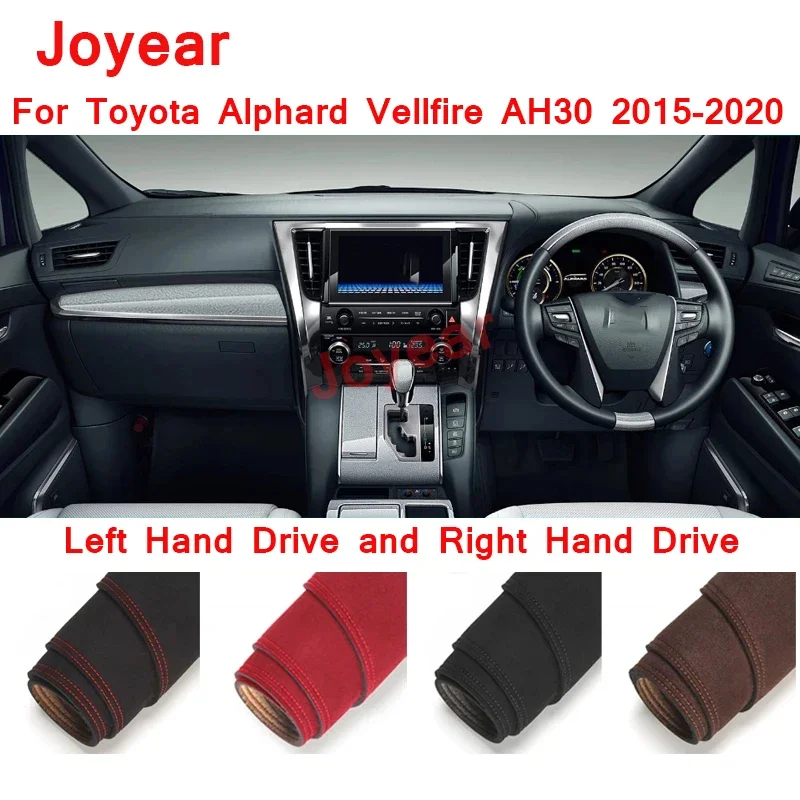 

For Toyota Alphard Vellfire AH30 2015-2020 Car Carpet Ornaments Avoid Light Durable Dashmat Dashboard Cover Interior Accessories