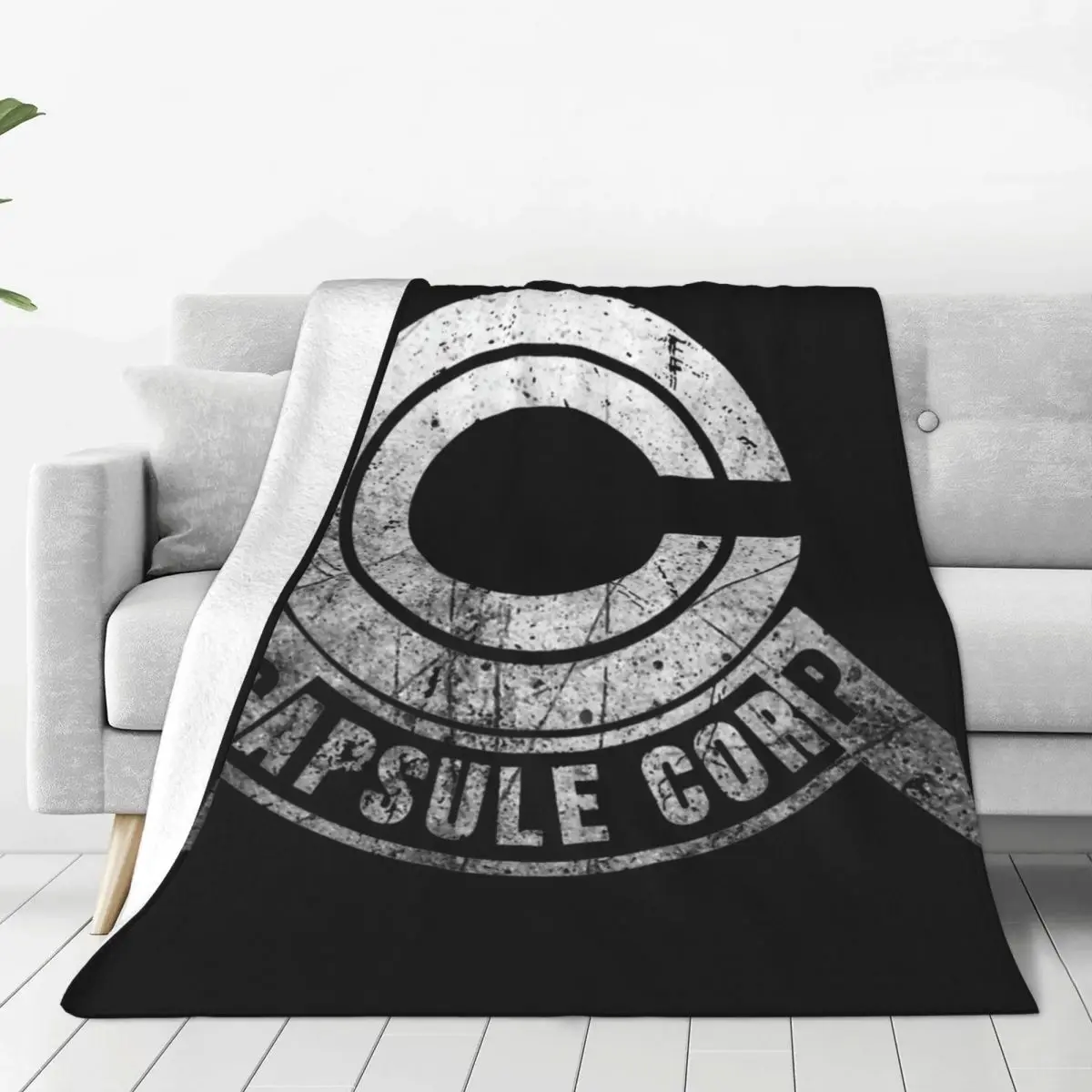 Capsule Corp Dragon Ball Manga Blanket Anime Plush Throw Blankets Bed Sofa Personalised Soft Warm Bedspreads