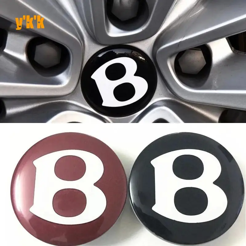 For Bentley Flying spur 2009-2017 Car Accessories Auto Rim Cover Hubcaps 4PCS high quality 68mm Car Wheel Center Caps High Legs