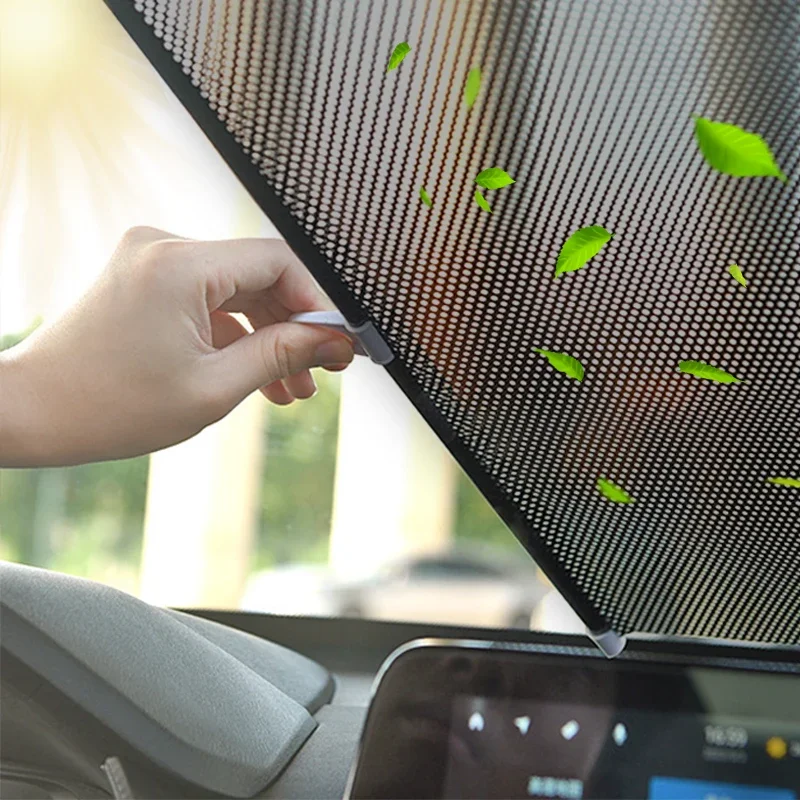 Car windshield sunshade front/rear window retractable windshield sunshade Car sunshade summer UV protection and sun protection