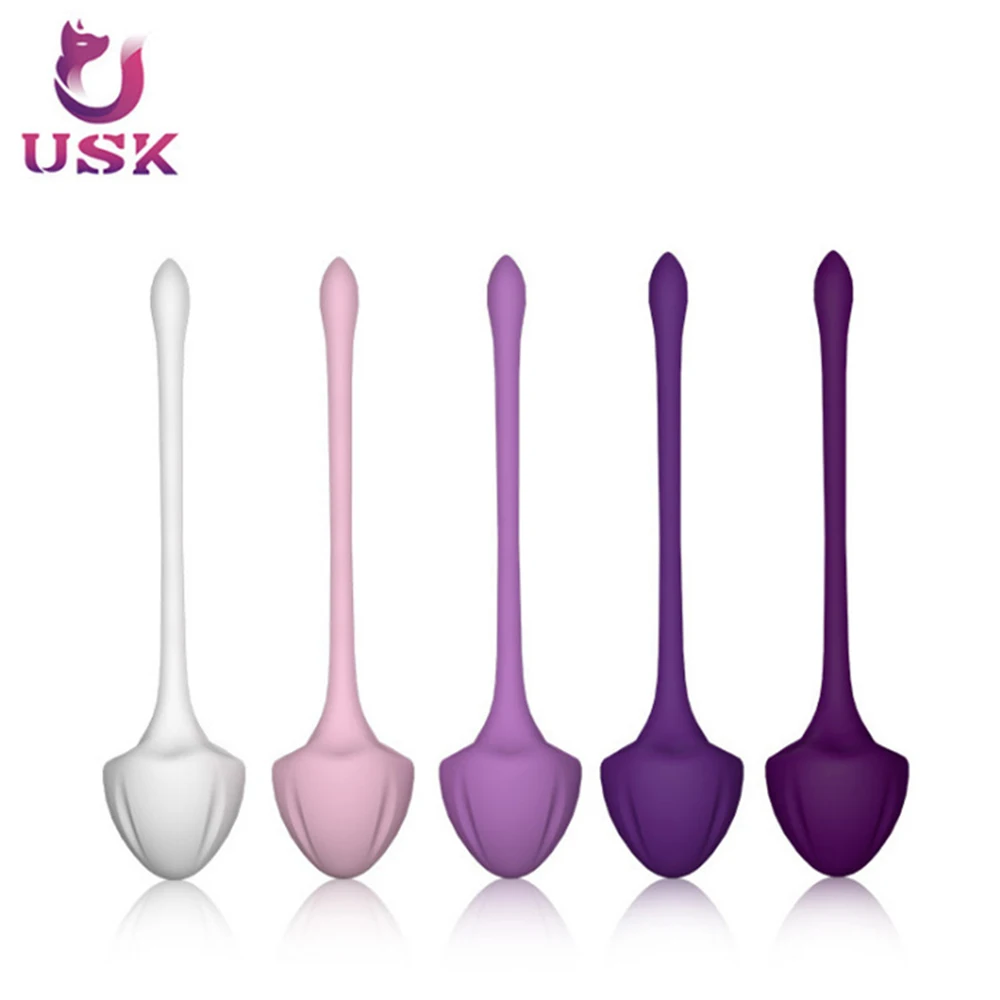 Kegel Exercise Set For Women Tightening Products Postpartum Recovery Weights Exercise Pelvic Muscle Pelvic Floor Ben Wa Ball