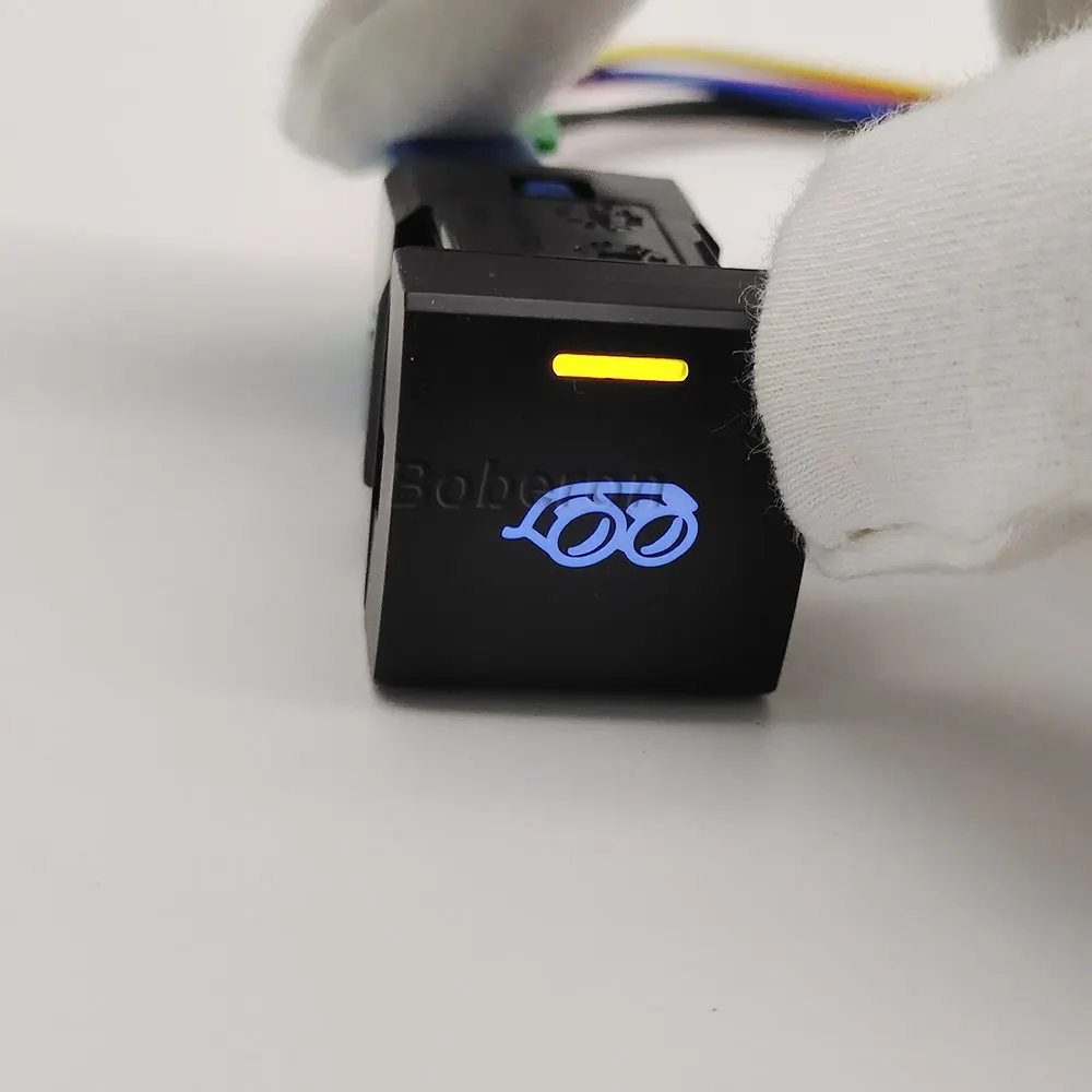 LED-Licht-Sitz-Rückspiegel Beheizter Auspuffschalter Druckknopf für Toyota Camry 2018 Rav4 Corolla Altis 2019 Prado Hilux 2020 – Detail 3