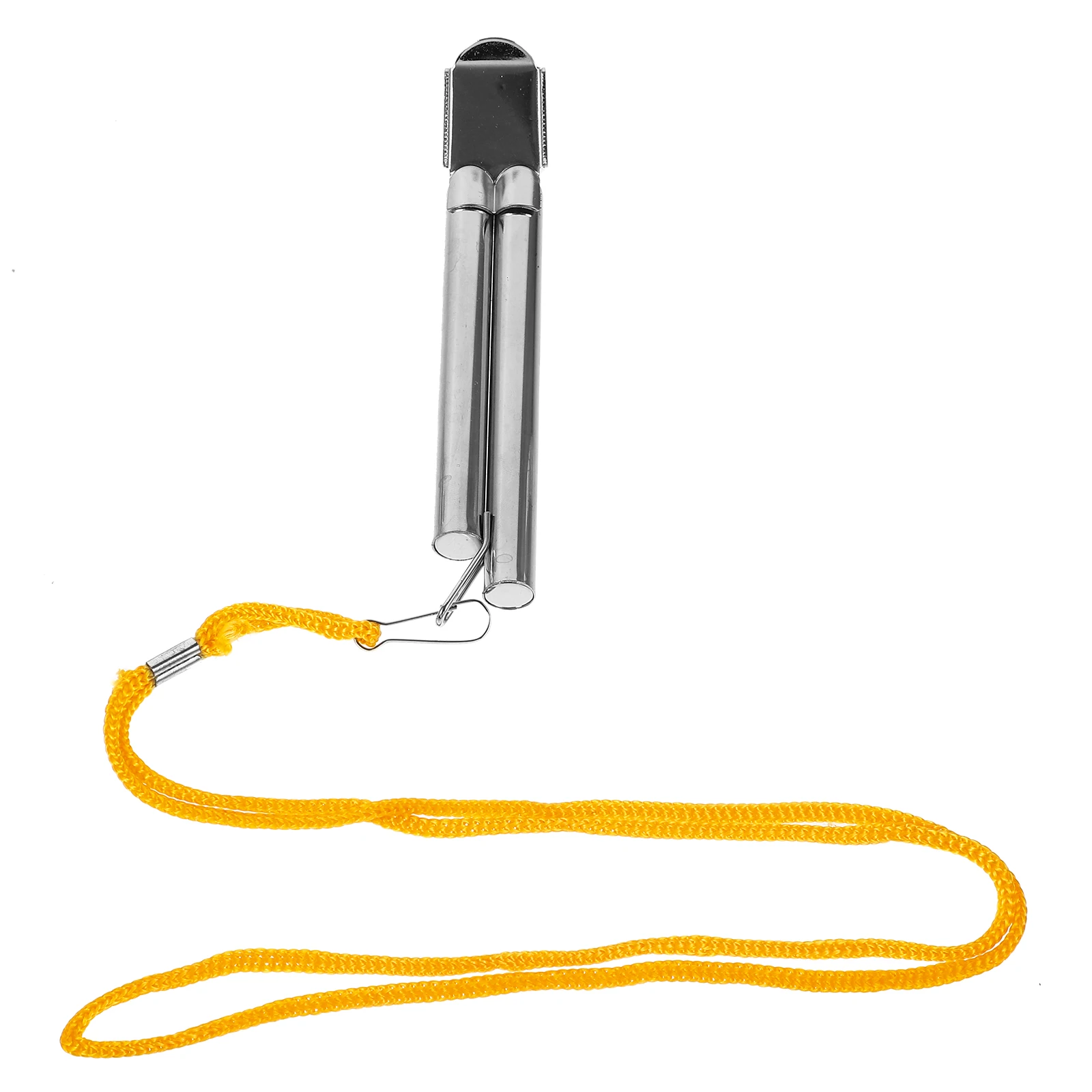 

1 Set Sports Whistle Stainless Steel Portable Referee Metal Whistle Loud Emergency Safety Outdoor Hiking Camping Soccer Coaches