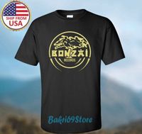 Bonzai Records Men's Black T-shirt Size S-3XL