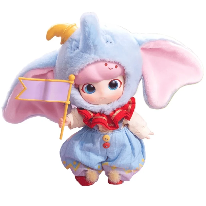 Dimoo e Dumbo Series Action Figures Toy Kawaii Doll Cartoon Bjd giunti mobili ornamenti modello da collezione regalo di compleanno per bambini