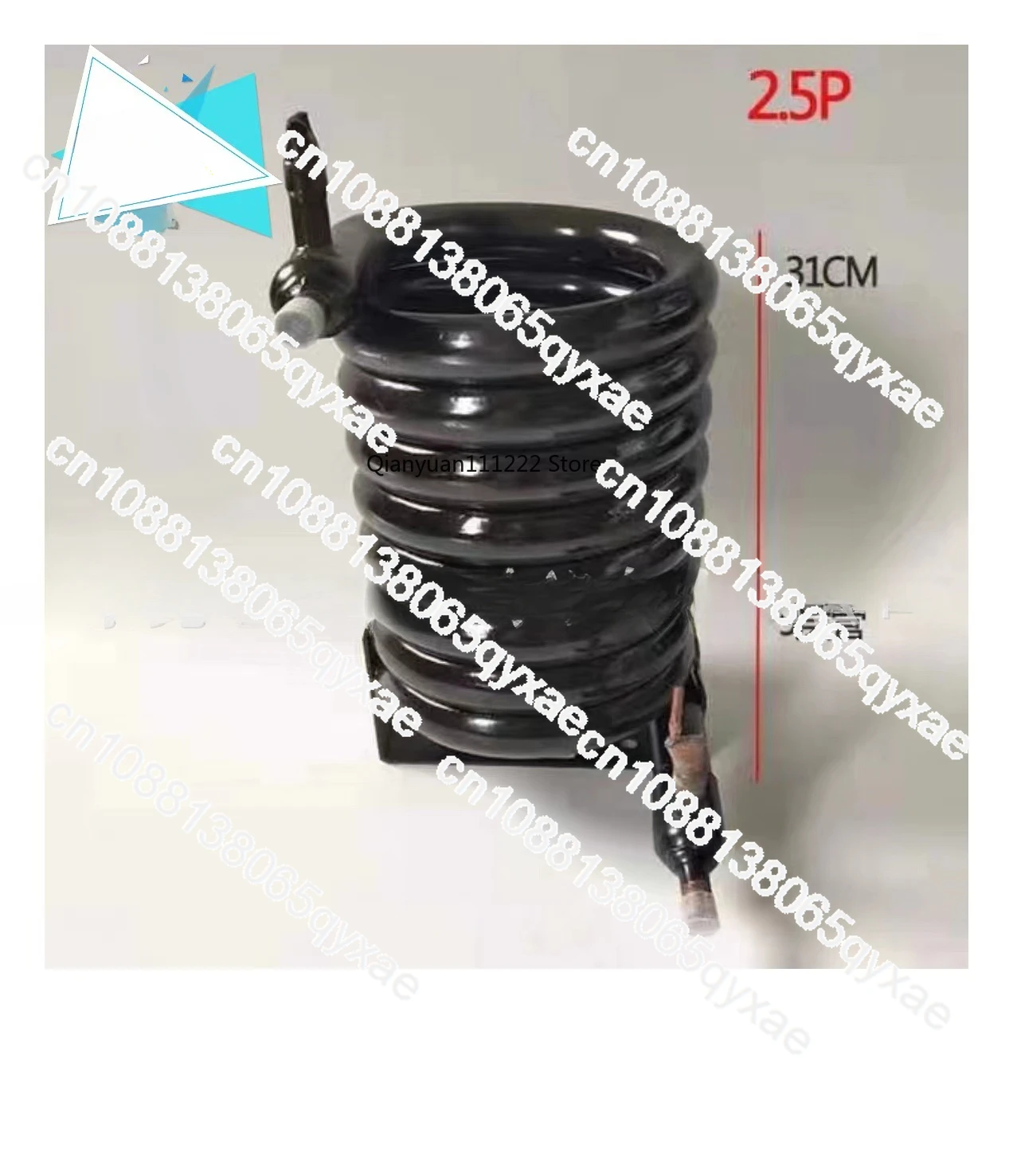 

Air conditioning heat pump coil heat exchanger ice granulator water cooling tube ice maker water cooling tube snake condenser