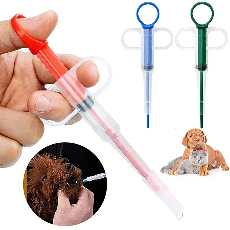 1/5/10Pcs Pet Pill Applicator Cats Dogs Syringe Pill Water Milk Tube Feeder Drinker Deworming Syringe Pet Medical Injection Tool