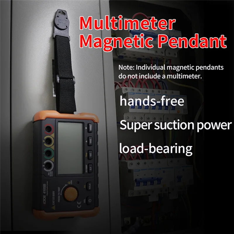

-A95Z Portable Hanging Strap Magnetic Strap Magnet Hanger Kit For Multimeter Magnetic Attachment Strap