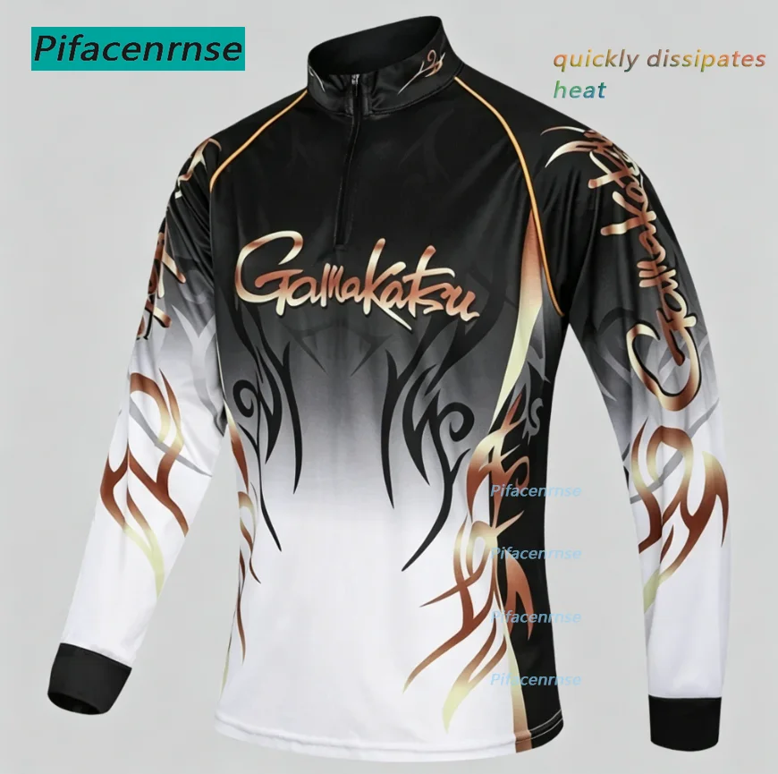 

Male Outdoor Sports Fishing Shirts Clothing Long Sleeve M-5XL Anti UV Breathable Cycling Hunting Hiking Clothes