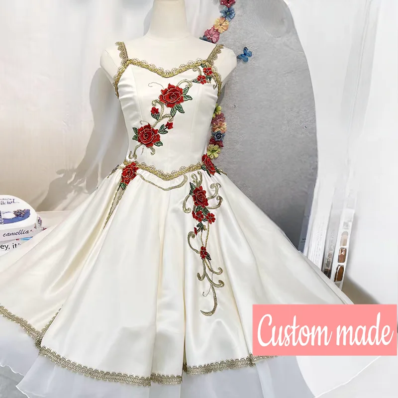 

Индивидуальная балетная длинная юбка, юбка из пряжи, юбка с цветочным узором на заказ