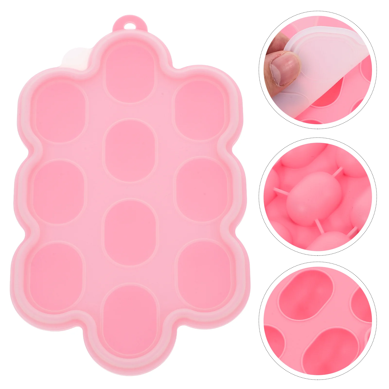 Breast Milk Freezer Tray Baby Freezing Food Containers with Lids Ice Cube Making Mold Silica Gel