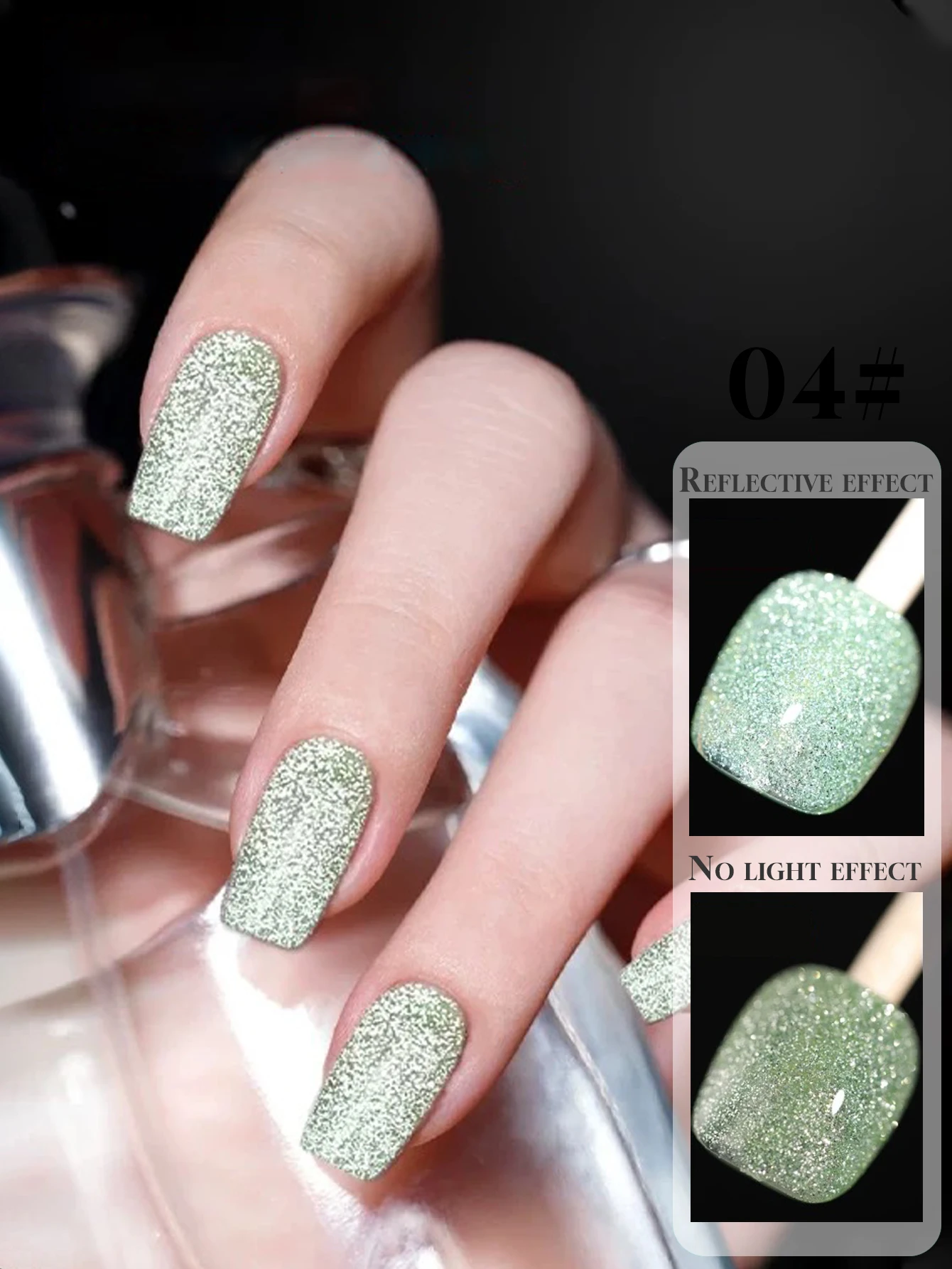 9 PCS Disco Diamond Gel Nail Polish 2025 Autumn and Winter Internet Celebrity Personalized Super Flash Diamond Nail Art Supplies