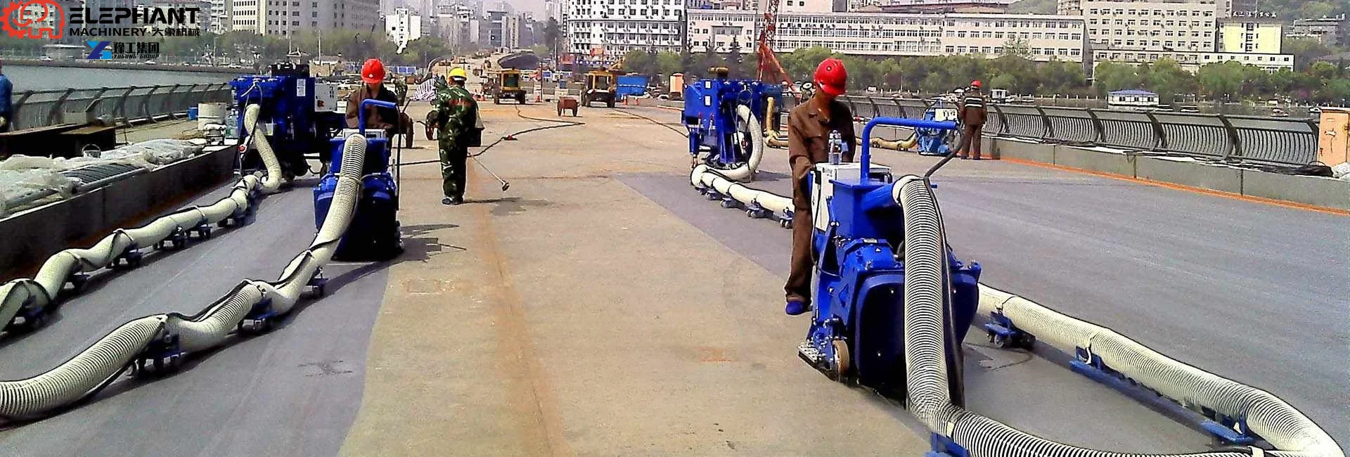 Electric Floor Shot Blaster Adjustable Blasting Range Easy Operation for Concrete Ground Rust Removal Work