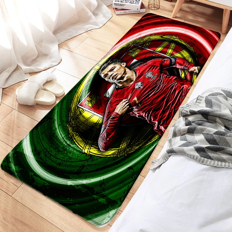 Living Room Carpet Cristiano Ronaldo CR7 Floor Mat Doormats Pet Rug Bath Mat Kitchen Hallway Foot Rugs Home Decor Birthday Gifts