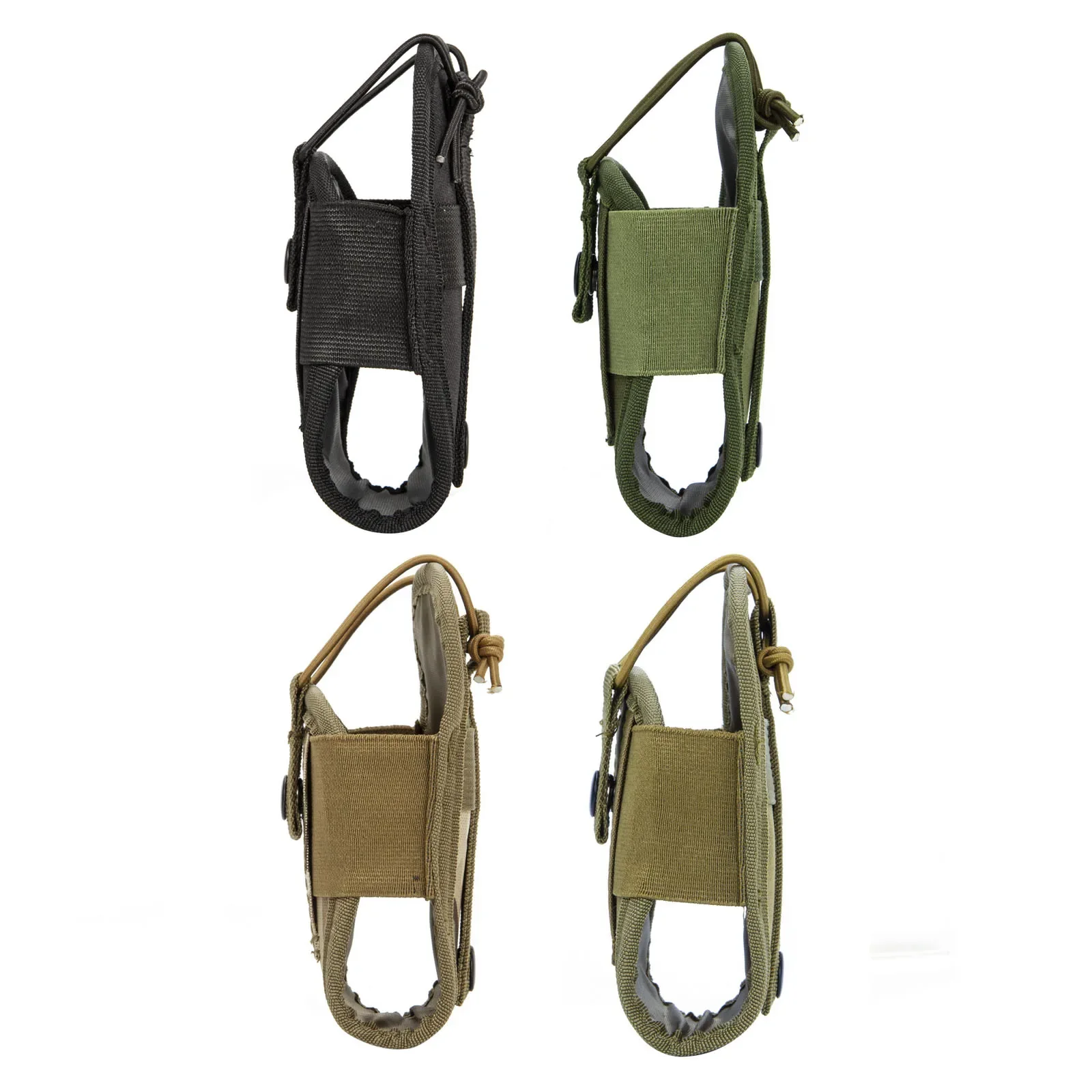 Mobile Radio Walkie Talkie Pouch Waist Bag Holder Pocket Portable Interphone Holster Carry Bag for Hunting Climbing Camping