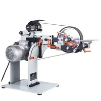 Small mini sand belt Metal Plate Polishing grinding Machine with Three Heads HOT SALES