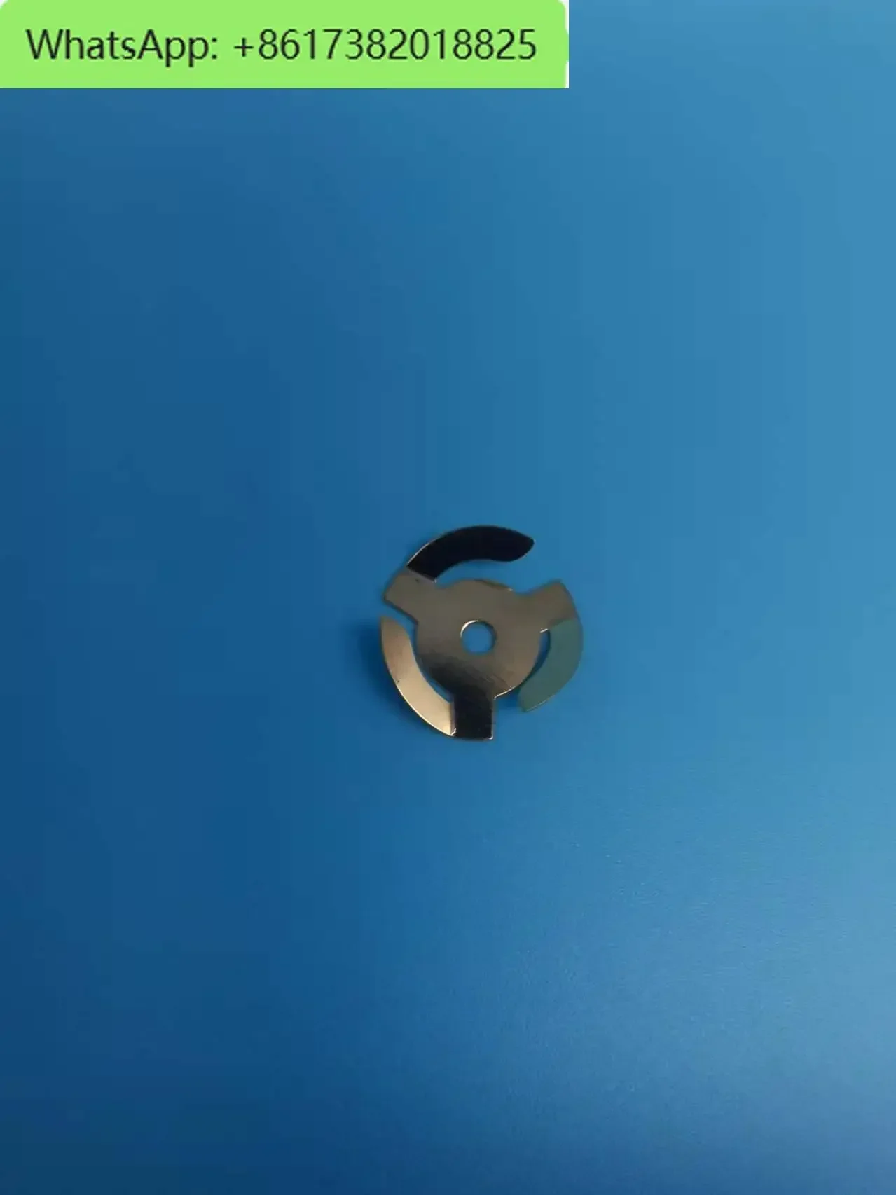 Gold-plated triangular shrapnel aperture 2mm electrode feather, crystal shrapnel SQC310 film thickness meter crystal shrapnel