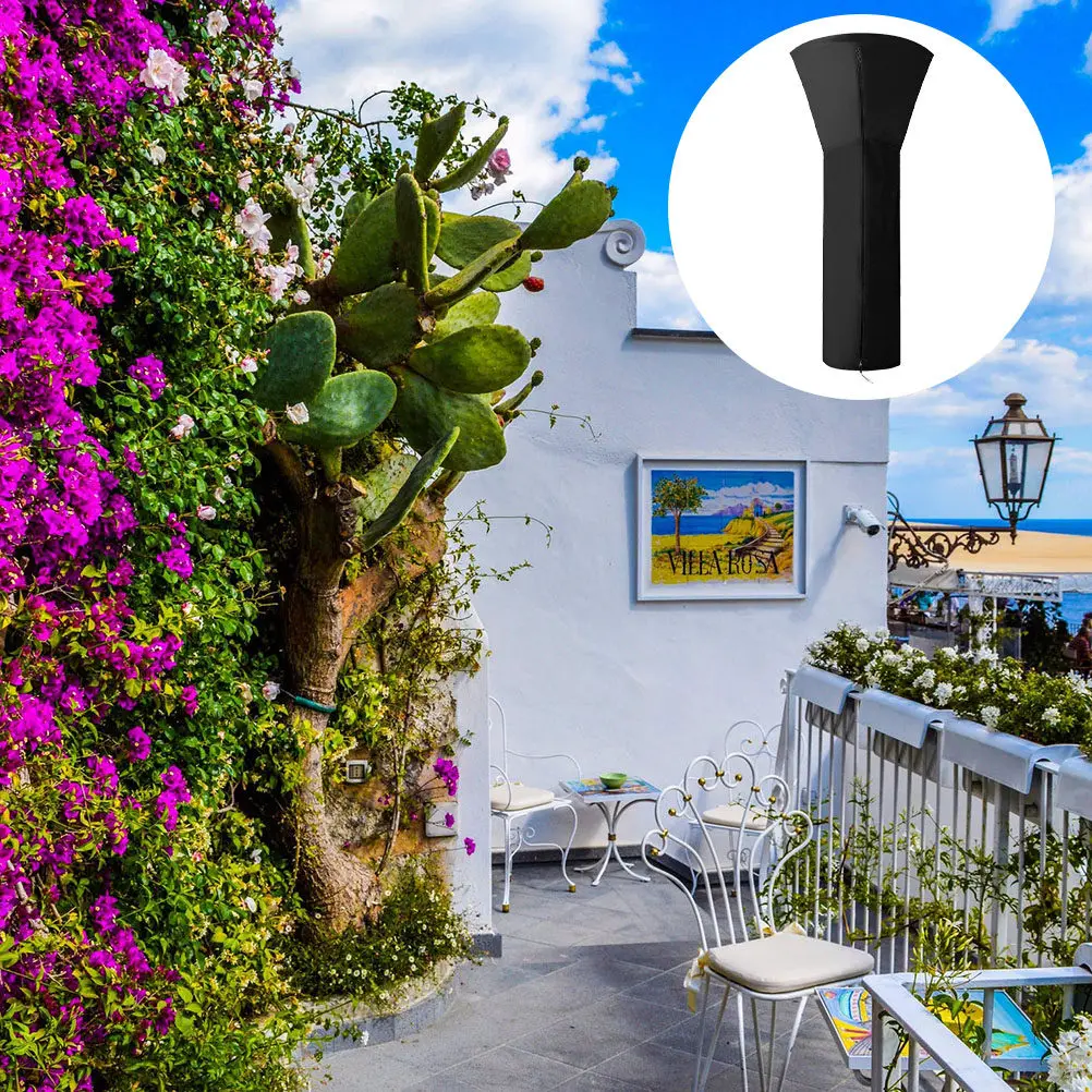 

Чехол для круглого уличного обогревателя из ткани Оксфорд, водонепроницаемый, УФ-стойкий, с боковой молнией и утяжкой снизу, быстросъемный