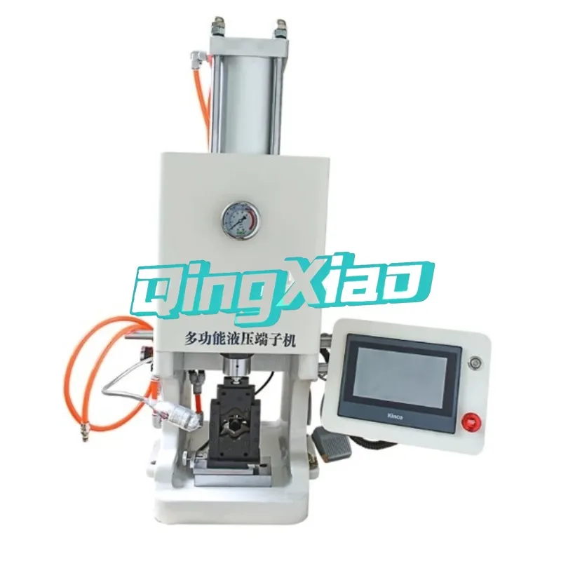 Industrial Automatic Super Silent 10T Terminal Crimping Machine Copper Lug Press Multi Function Wire Stripper Peicing Equipment